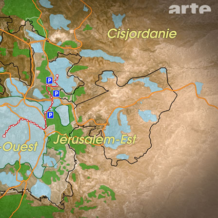 Fonds de carte pour l'émission LE DESSOUS DES CARTES - Arte